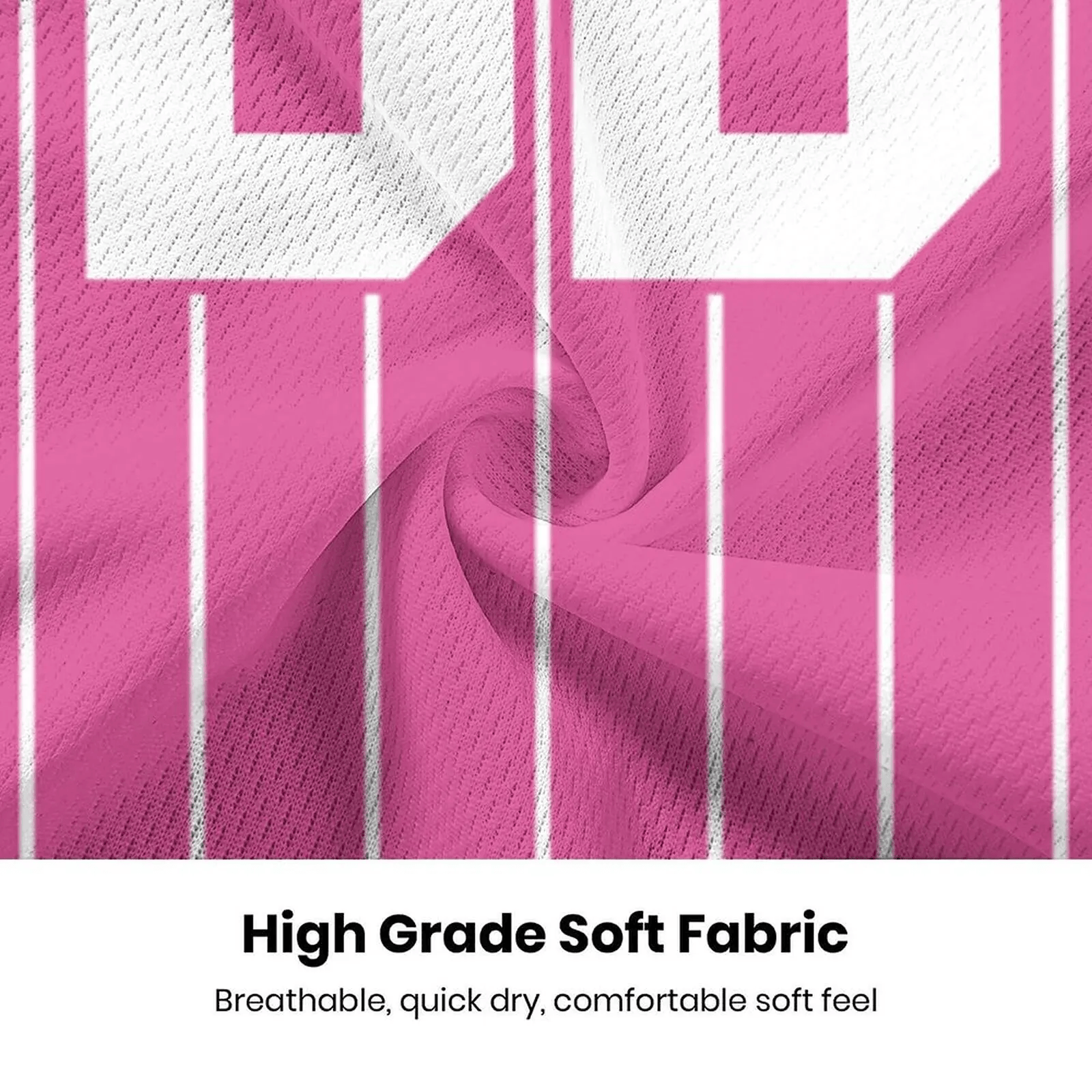 Unisex Pink & Yellow Baseball Jersey – Custom Name & Number - Image 3